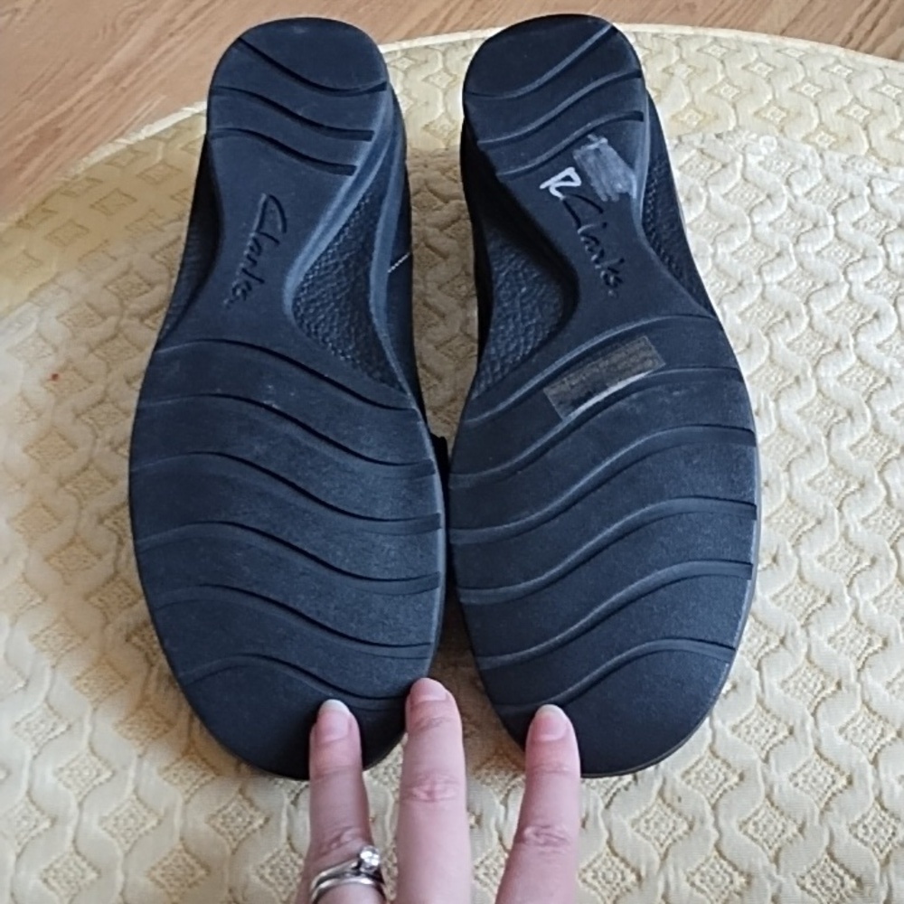 Clarks Leather Bendable Mary Jane's Size 10 - Picture 10 of 10